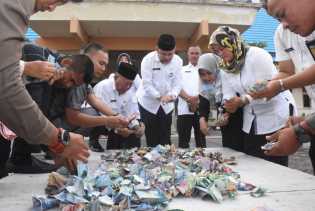 Pegawai Pemkab Bengkalis Galang Dana untuk Korban Tsunami